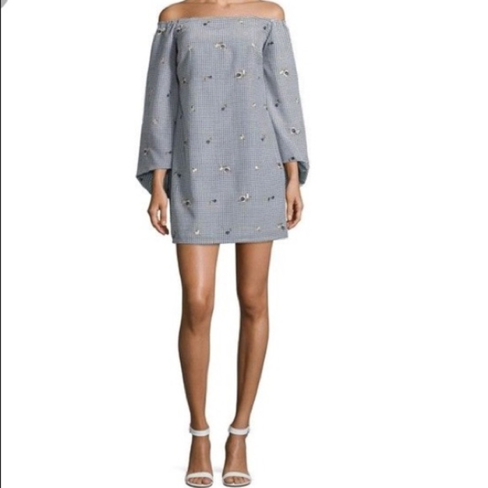 NWT Lucy Paris off the shoulder dress, size Small
